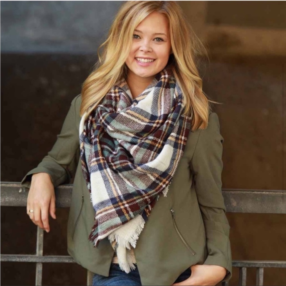 HP!🎉 Woodland Blend Blanket Scarf - Picture 4 of 4